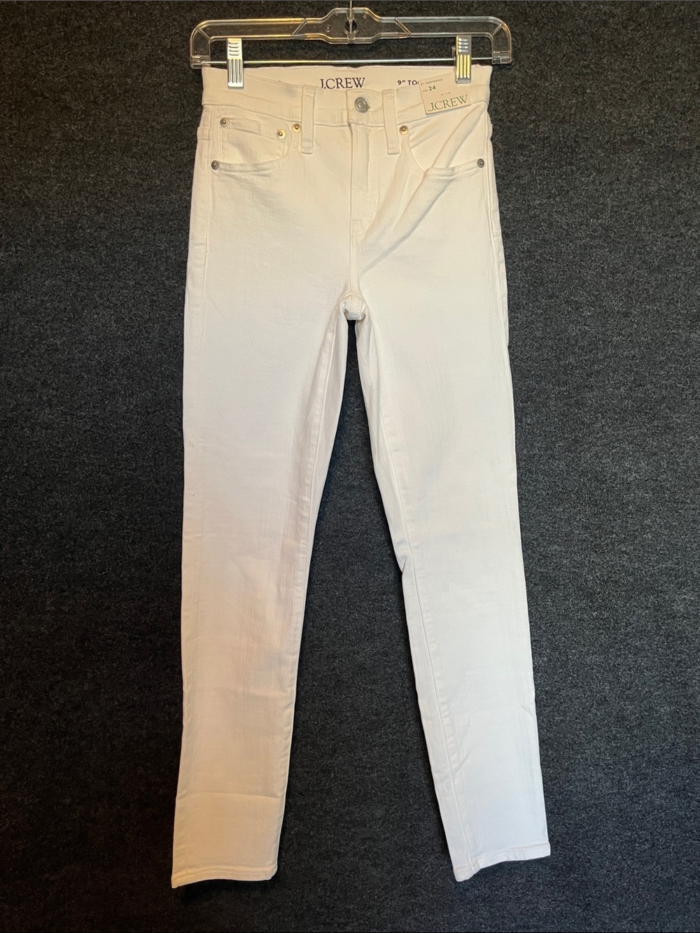 J. Crew Kids Off-White Skinny Jeans